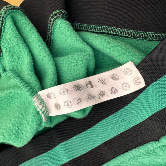 NBA Mens‎ Boston Celtics Green Sweatshirt Hoodie Pullover XL Front Pocket - Picture 10 of 12